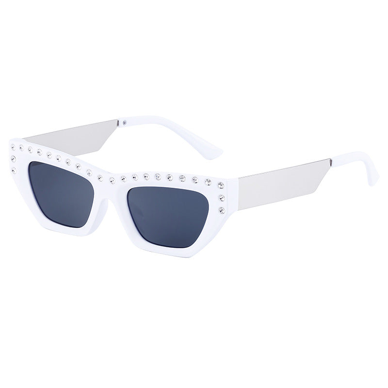 New Fashion Cat Eye Sunglasses for Women Trendy High-end Rhinestone Sunglasses Wholesale sunglasses