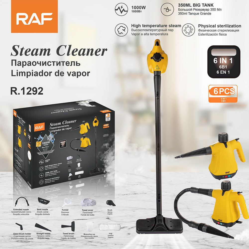 RAF European Standard Handheld Household Steam Cleaner Oil Removal High Temperature Multi-Functional Portable High Temperature Steam Cleaner
