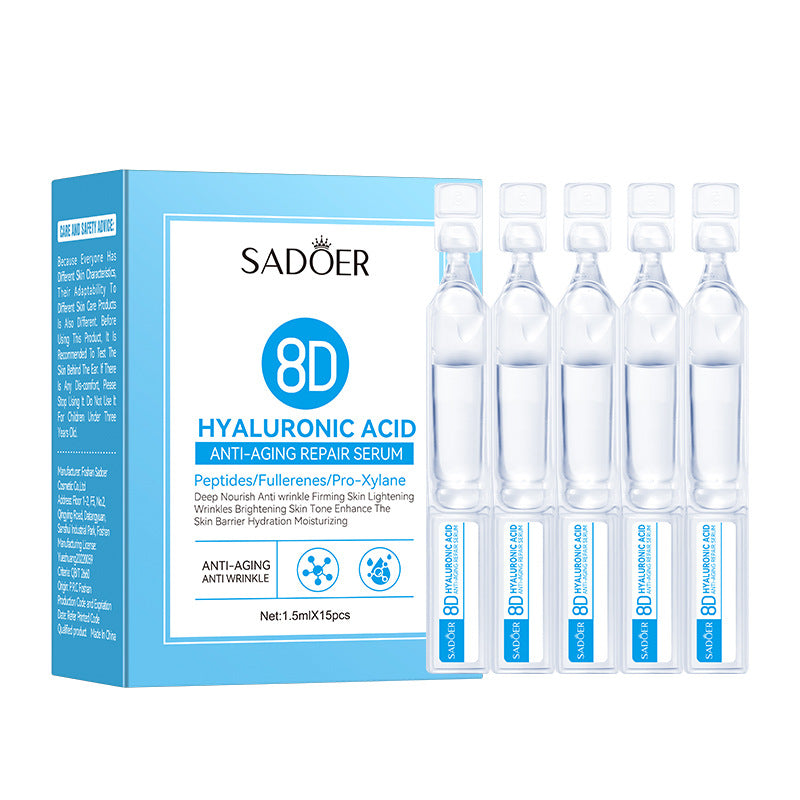 Hyaluronic Acid Face Cream SADOER8D Anti-wrinkle Hydrating Nourishing Face Cream Moisturizing and Rejuvenating  Foreign Trade Wholesale