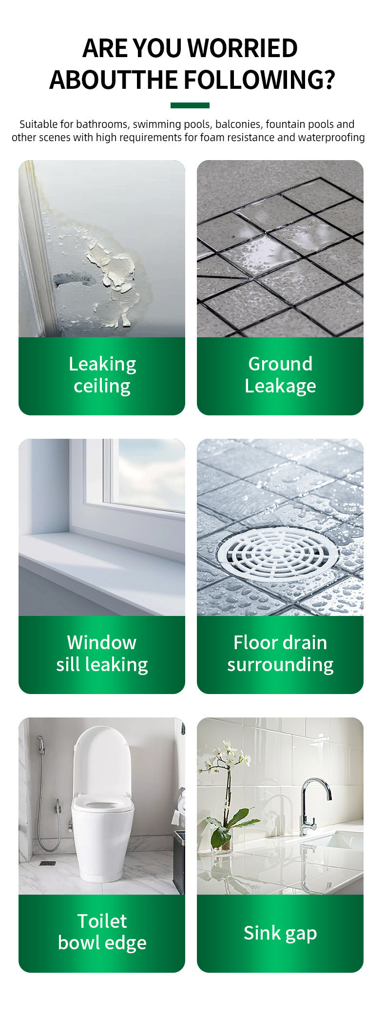 Two-Component Polyurea Transparent Waterproof Adhesive Coating for Bathroom, Exterior Walls, Roofs, Leak-Proof Waterproof Agent, Waterproof Coating, Rainproof