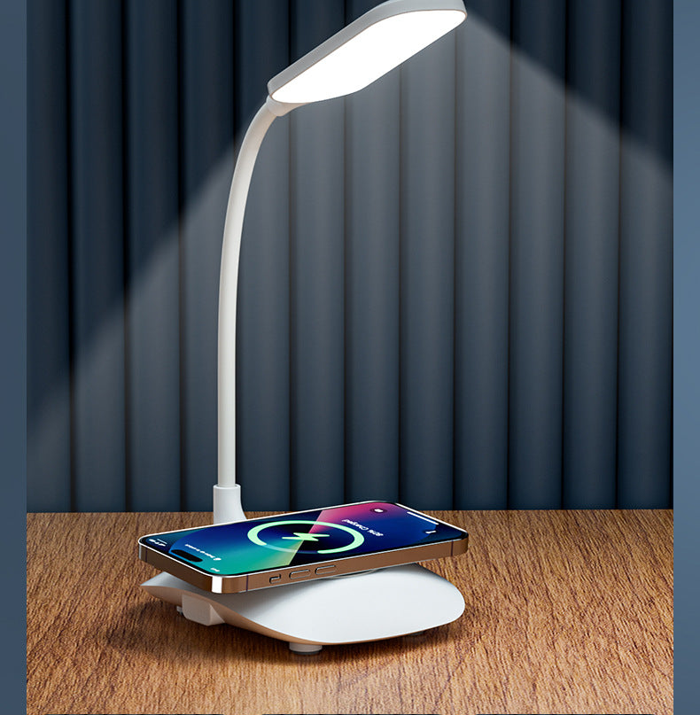 Creative desk lamp for students, eye protection, dormitory study led Reading lamp rechargeable and plug-in dual-use night light wholesale factory