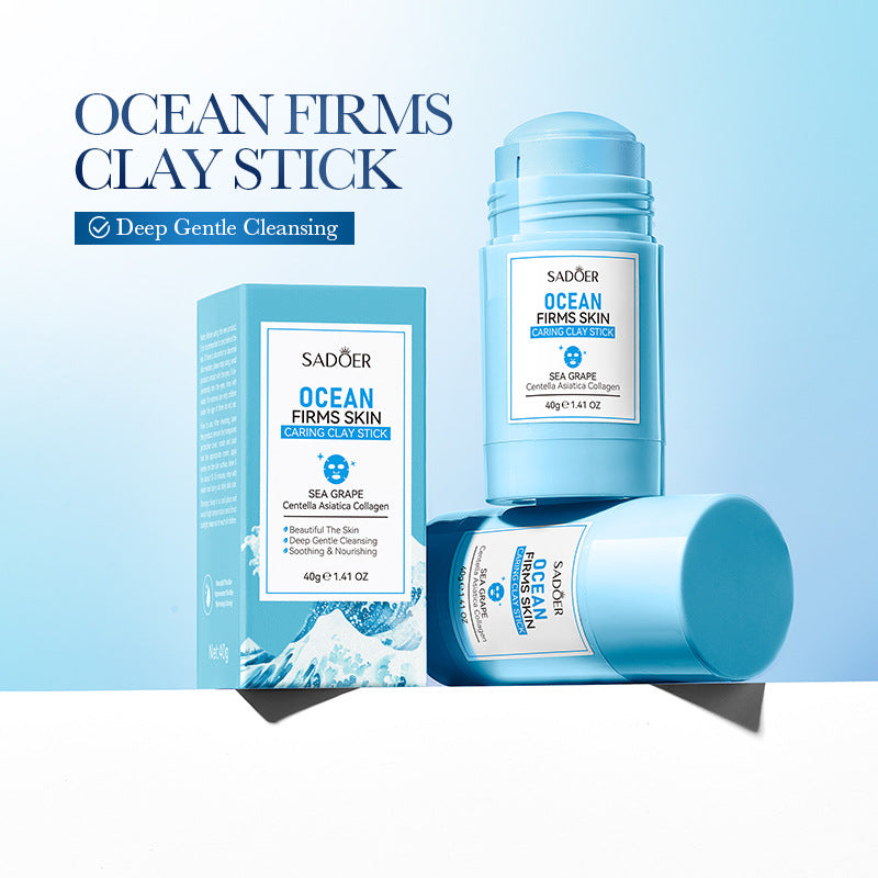 Marine Care Mud Mask Stick40g Cleansing and Firming Facial Mud Mask Foreign Trade Skin Care Products Wholesale