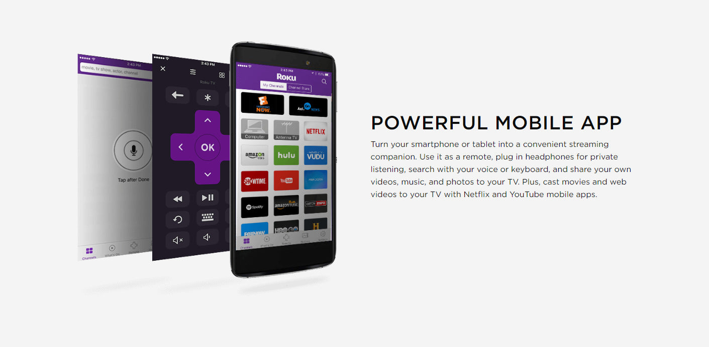 C728/C635 QLED LCD TV ROKU/Android System Original Export Smart TV