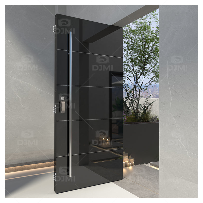 DJMI Modern Exterior Main Gate Door Designs Front Iron Entry Doors Entrance Security Steel Door for House