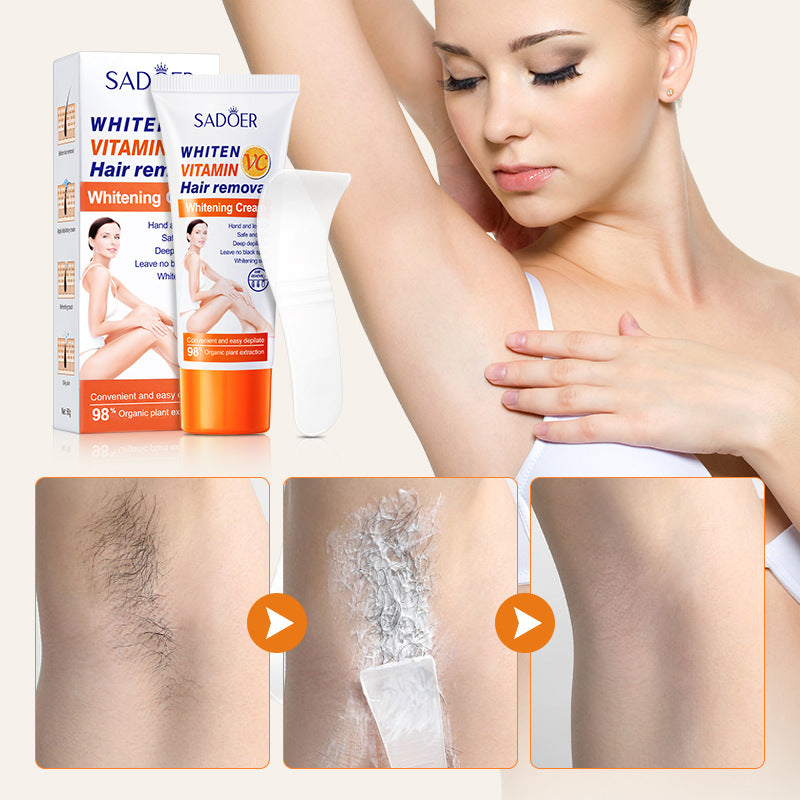 VC Depilatory cream60g SADOER Vitamin C Hair Removal Without Irritation  Wholesale