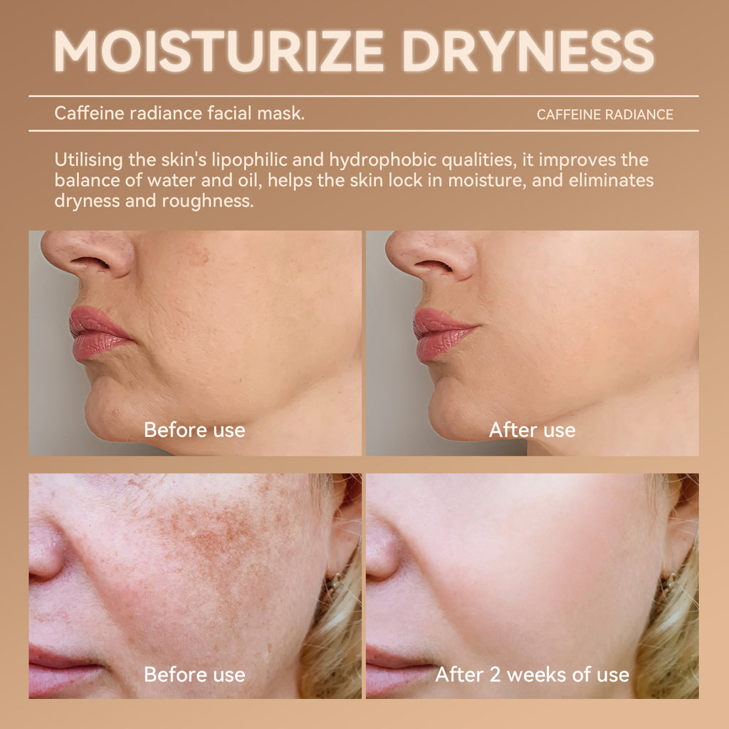Caffeine facial mask12One-time Use Caffeine Revitalizing Firming Sculpting Face Mask