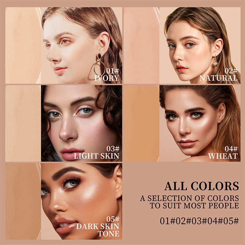 Makeup Foundation Stick Concealer Waterproof Foundation Liquid African Tanning Bronze Color Caucasian Color Yellow Color