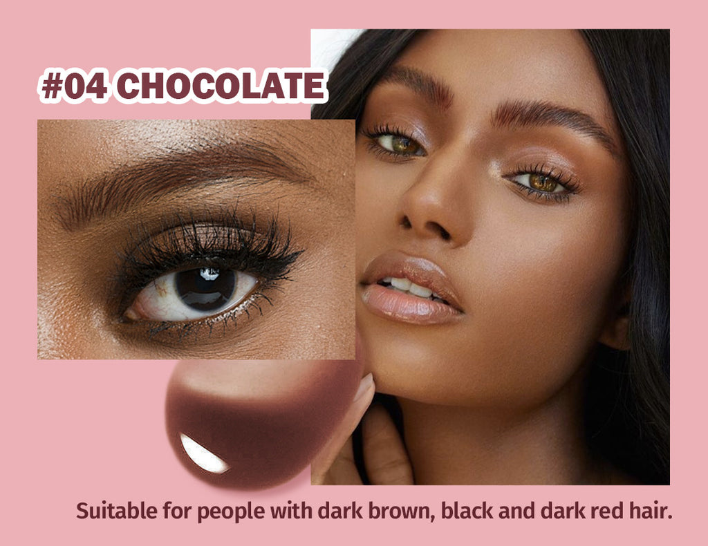 Hot-Selling Eyebrow Dye Cream Waterproof Smudge-Proof Large Brush Eyebrow Cream Long-Lasting Color No Smudging Natural Eyebrows