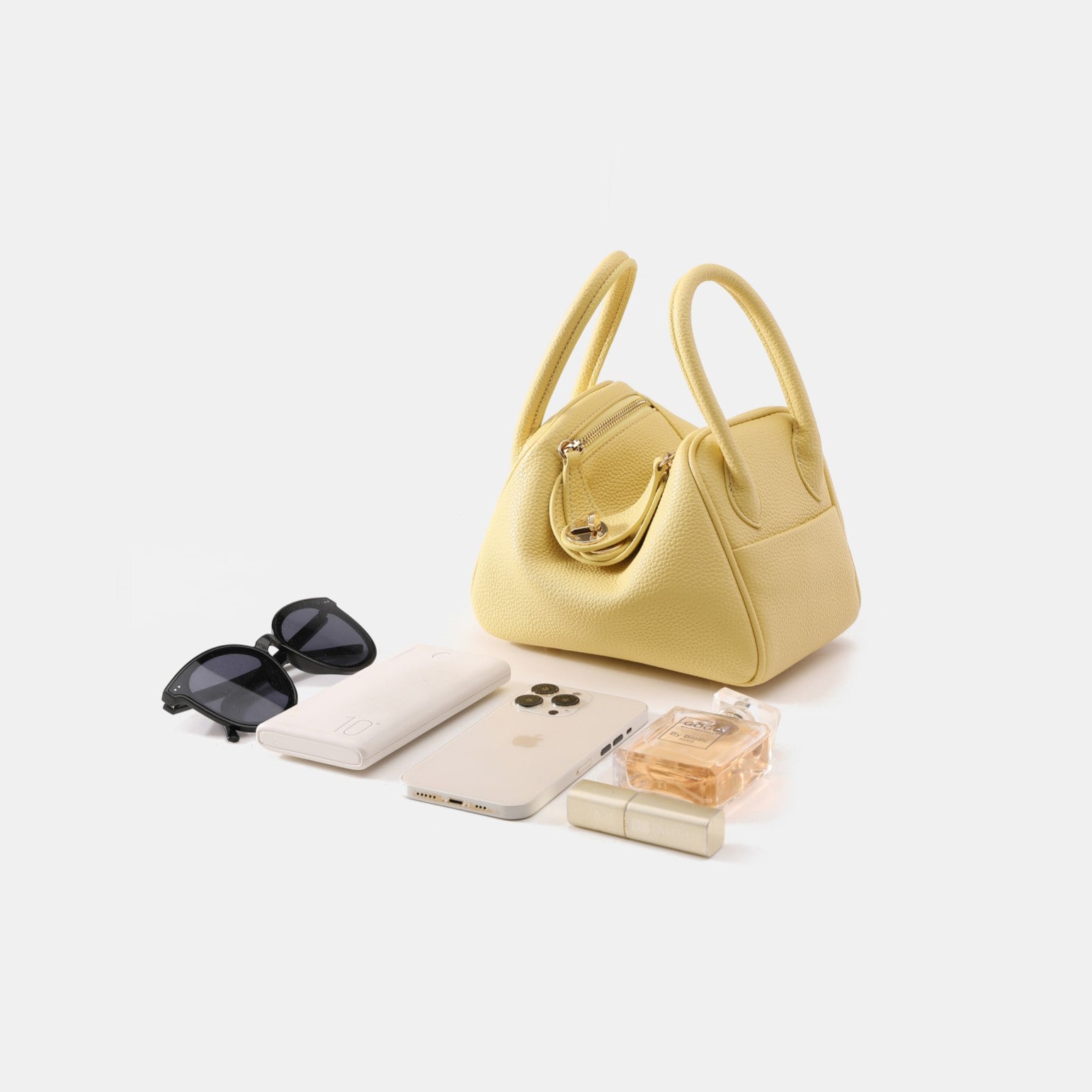 High-End Bag Doctor Bag Lindy Bag Lychee Pattern Women's Handbag Single Shoulder Crossbody Bag Pillow Bag Women's Bag