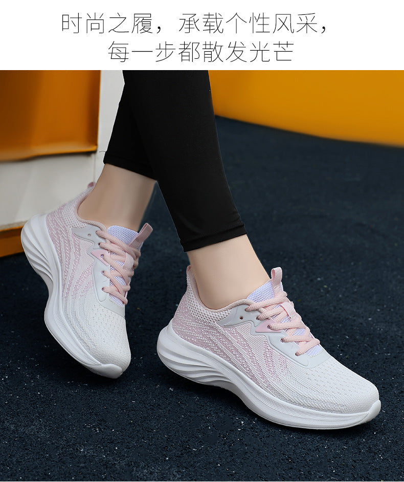Plus Size Women's Shoes Mesh Breathable Sports Shoes Casual Shoes Lightweight Student Running Shoes Soft Sole Travel Shoes
