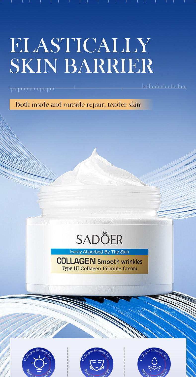 Cross-border Type III Collagen Wrinkle Cream60g Skin rejuvenation hydrating moisturizing face cream wholesale from foreign trade manufacturer