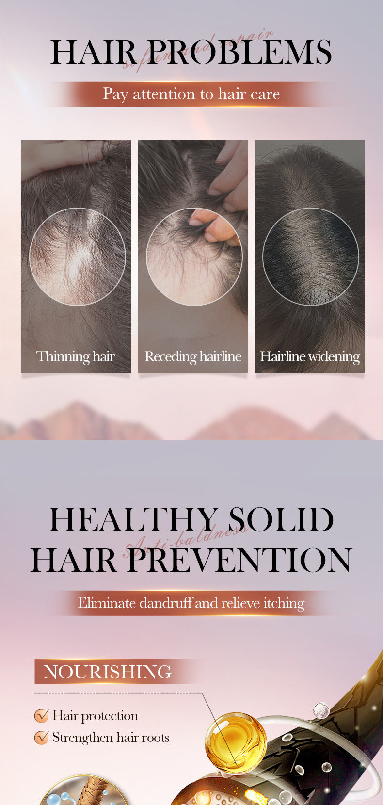 Cocoa Oil Anti-Hair Loss Shampoo SADOER Clean and Smooth Shampoo  Wholesale