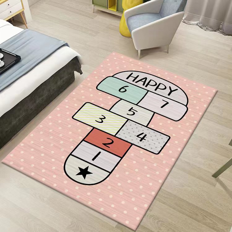 Bedroom Full Cover Early Education Baby Crawling Mat City Car Track Carpet Hopscotch Children's Room Game Mat