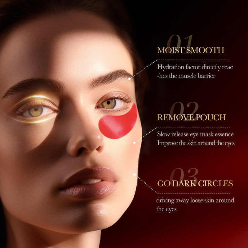Red Pomegranate Eye Mask SADOER Moisturize the eye area, improve dark circles and wrinkles,  foreign trade wholesale