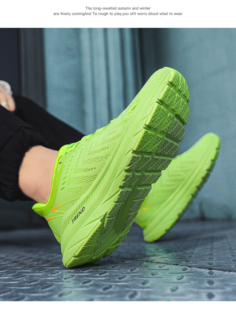 Men's running shoes New Breathable Mesh Student Casual Running Youth Shock Absorbing Anti-Slip Sports Shoes