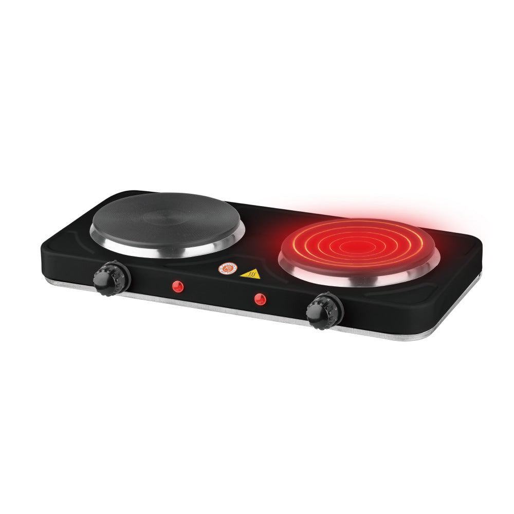 RAF European Standard Electric Stove Household Closed Electric Stove Insulation Double Burner Constant Temperature Universal Electric Stove R8020AB