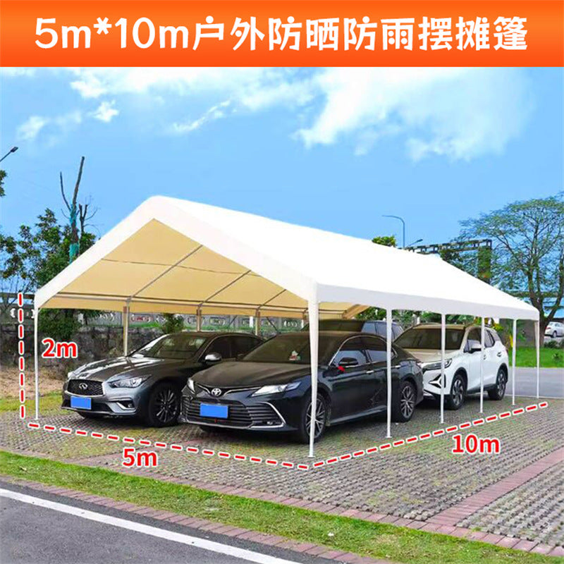 Customizable Advertising Internet Celebrity Tent for Night Market Stall Use, Four-Corner Rain Shelter, Sun Protection Car Tent, Outdoor Commercial Sunshade