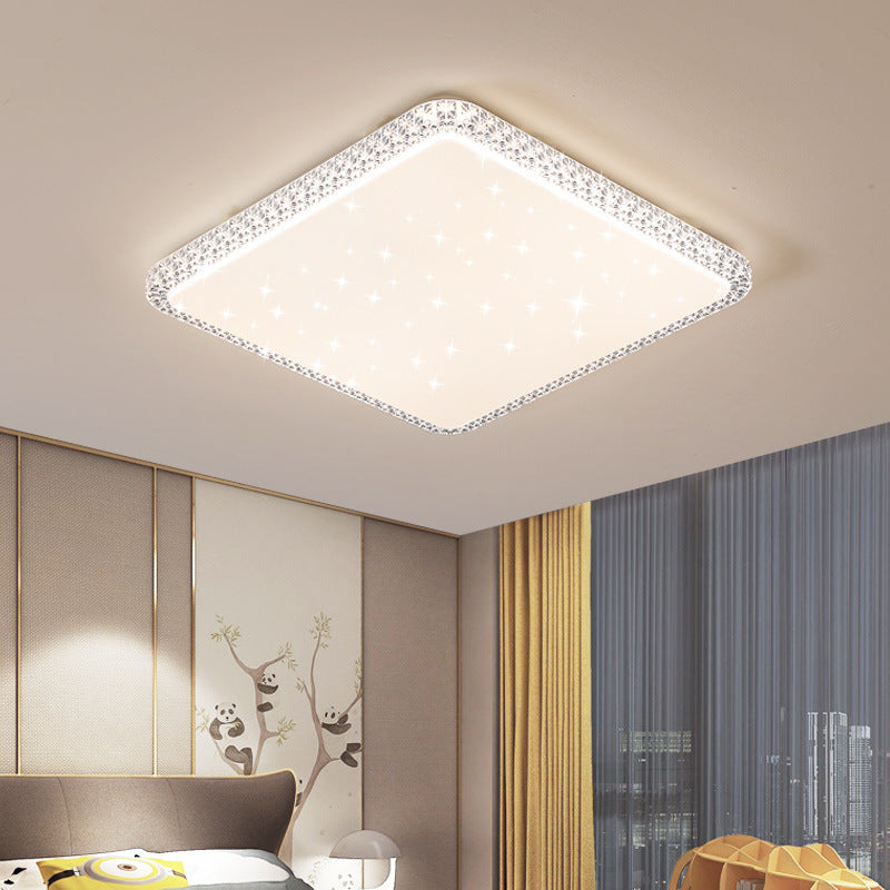 Imitation Crystal New Living Room Lamp LED Ceiling Lamp Master Bedroom Light Fixture Modern Simple Elegant Luxury Hall Main Light