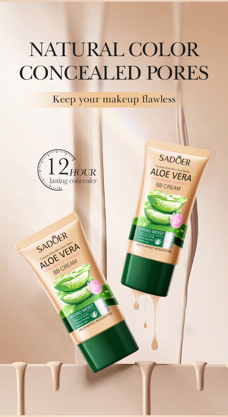 Aloe Vera Long-lasting Concealer BB Frost SADOER Contouring and Shaping Makeup BB Wholesale  Foreign Trade Frost