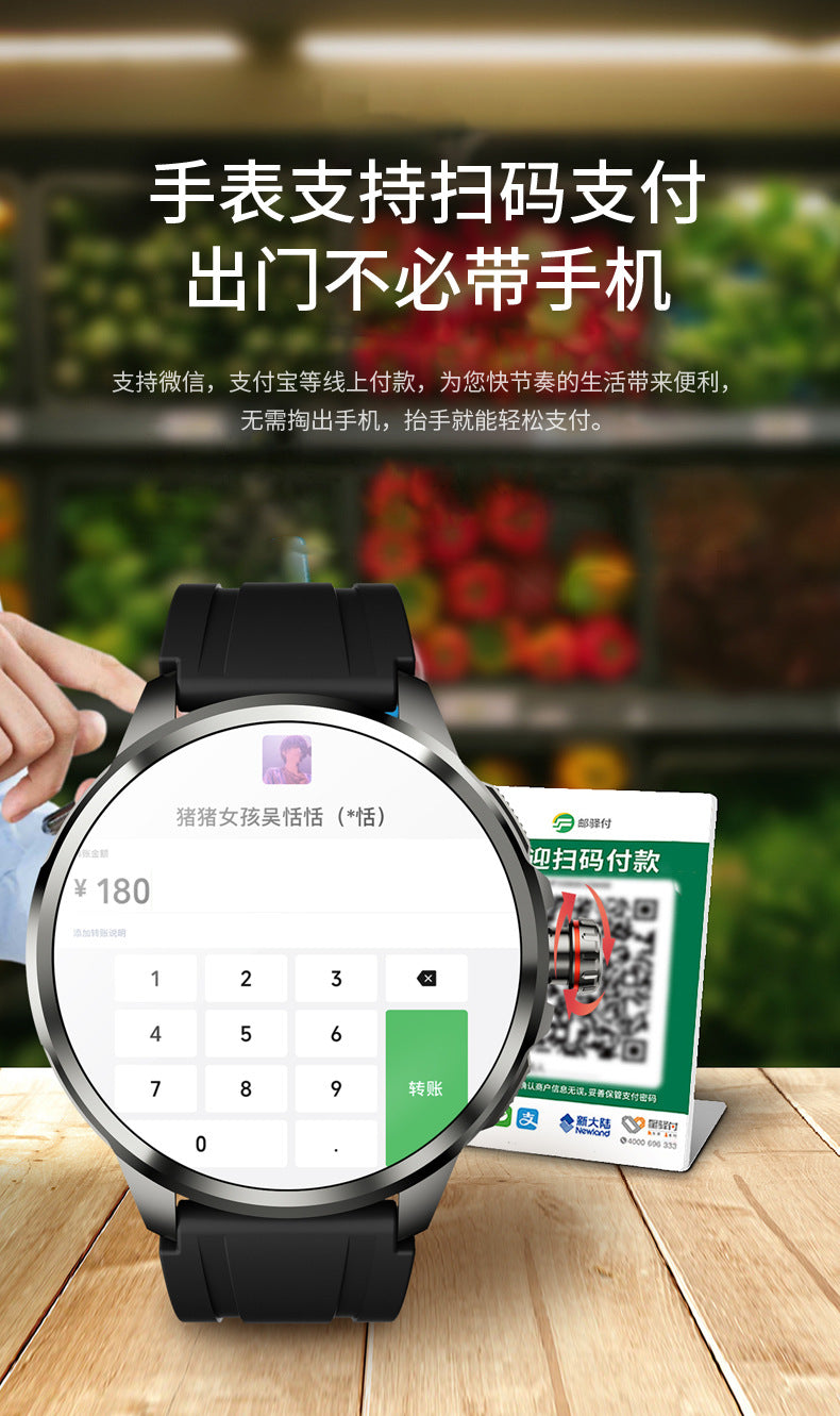 H99Smart Watch5G Dual System Independent SIM Card Global Communication APP Download Video Call Photo Outdoor Sports