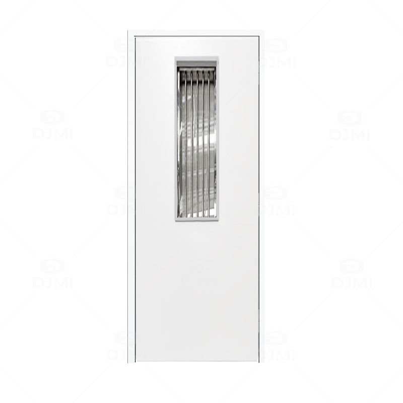 Factory Manufacturer Galvanized Steel Door Frame Wooden Shutter Hospital Steel Frame Wood Doors