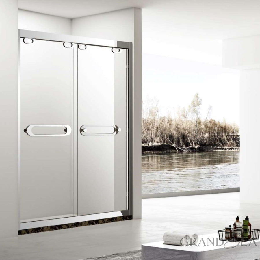 Factory Supplier Sliding Glass Shower Door Aluminum Frame Shower Rooms Bathroom in South Africa