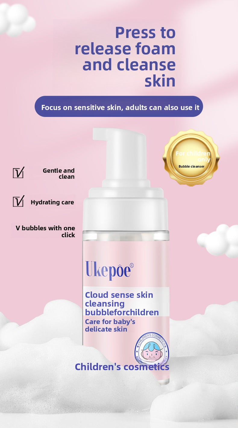 Children's Amino Acid Face Wash Cleansing Mousse Gentle Cleansing Oil Control Centella Asiatica Face Wash In Stock