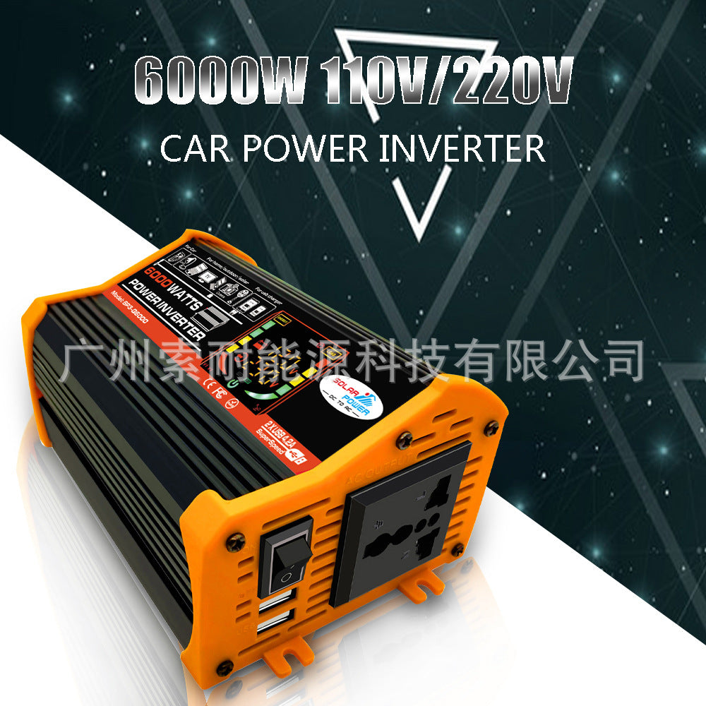 Legend Third Generation Car Inverter500W 12V Turn110V/220V Intelligent Digital Display Double USB inverter