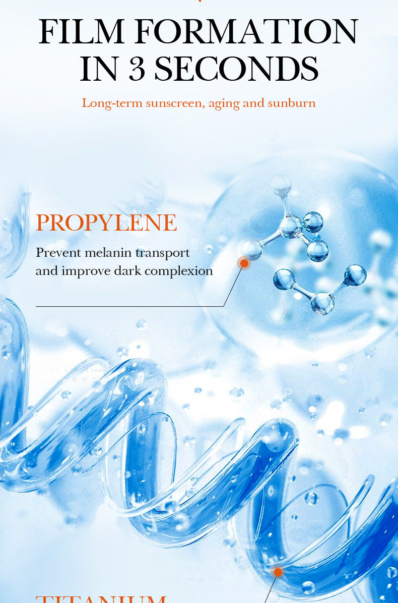 SPF60+VC Sunscreen SADOER Vitamin C Isolation Refreshing Sunscreen Lotion Cross-Border Wholesale
