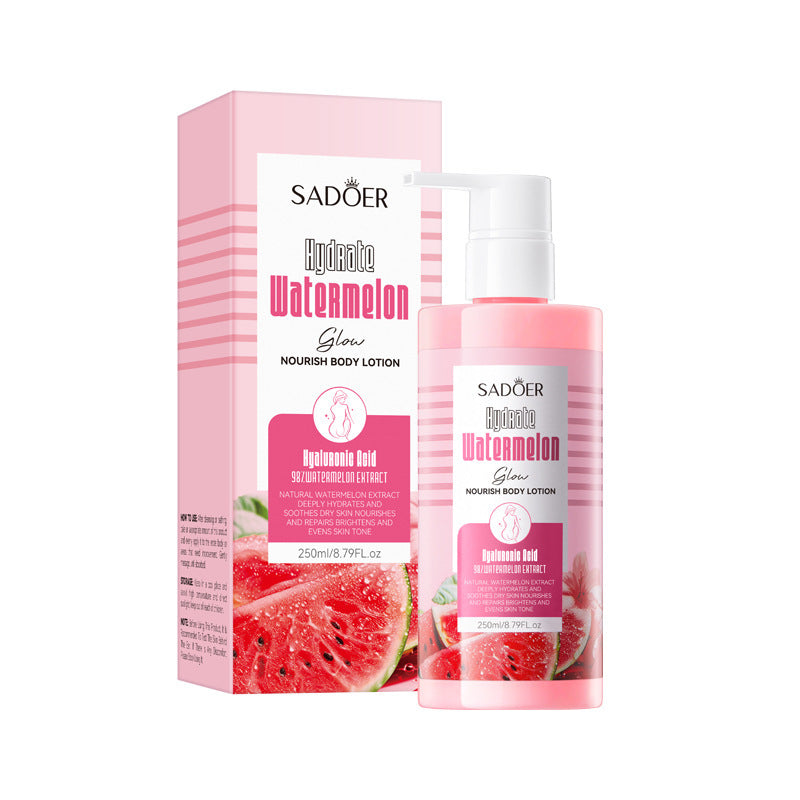 Watermelon Niacinamide Six-Piece Set SADOER Moisturizing and Hydrating Set Box  Wholesale