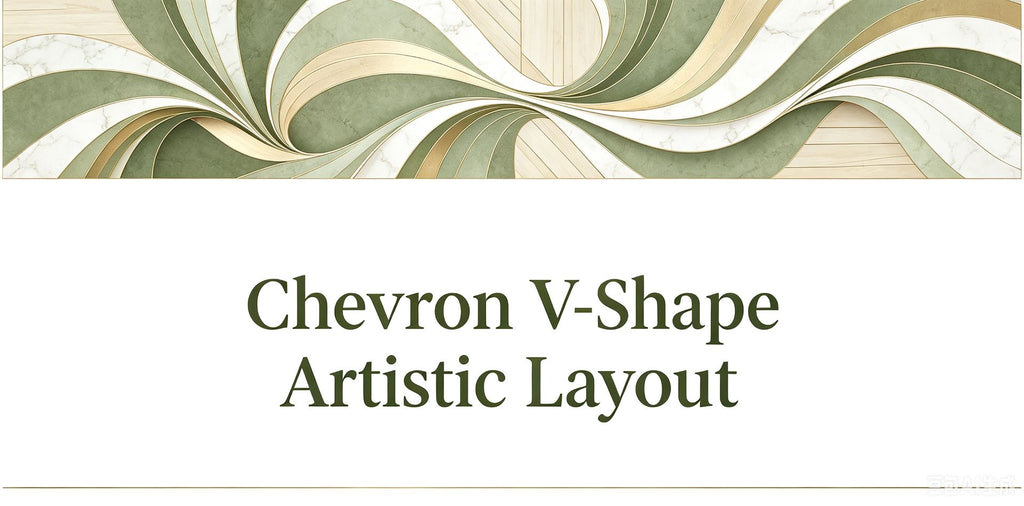 9505 Chevron Art Parquet Full Birch Multi-layer Core Solid Wood Oak Veneer Clickblock Joint Engineered Flooring